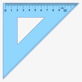 Transparent Yardstick Png - Ruler Triangle, Png Download, Transparent PNG