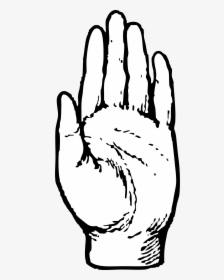 Big Image Png - Left Hand Clipart Black And White, Transparent Png, Transparent PNG