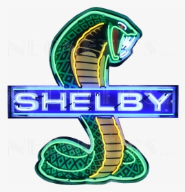 Shelby Cobra Neon Sign Clipart , Png Download - Shelby Cobra Neon Light, Transparent Png, Transparent PNG