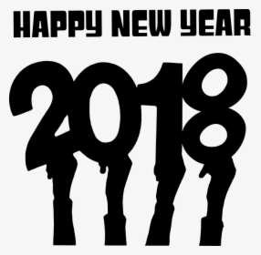Happy New Year 2018 Hands - Happy New Year 2018 Png, Transparent Png, Transparent PNG