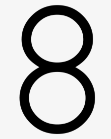 Number 8 Png - Circle, Transparent Png, Transparent PNG