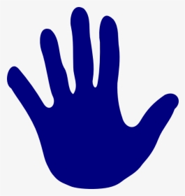 Left And Right Hand Png Transparent Left And Right - Blue Left Hand Clipart, Png Download, Transparent PNG