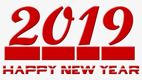 2019 Happy New Year Transparent Png - Graphic Design, Png Download, Transparent PNG