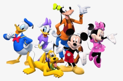 Mickey Mouse Minnie Mouse Donald Duck Goofy Pluto - Mickey Mouse Characters Png, Transparent Png, Transparent PNG