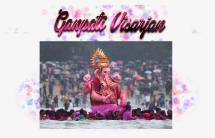 Happy Ganesh Chaturthi 2018 , Png Download - Ganpati Visarjan Date 2019, Transparent Png, Transparent PNG