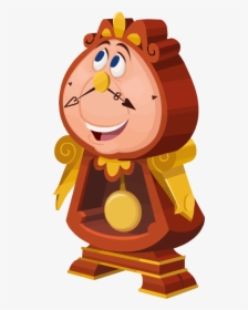 Cogsworth Beauty And The - Printable Beauty And The Beast Characters, HD Png Download, Transparent PNG