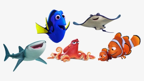 Finding Dory Characters Png - Main Characters In Finding Dory, Transparent Png, Transparent PNG