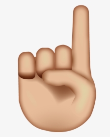 Hand Emoji Png Picture - One Finger Emoji Png, Transparent Png, Transparent PNG