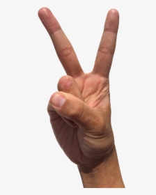 Peace Hand Sign Transparent, HD Png Download, Transparent PNG