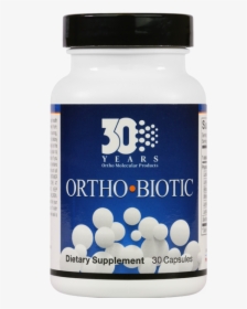 Orthobioticcapsules-30 30th - Ortho Biotic, HD Png Download, Transparent PNG