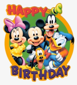 Happy Birthday Clipart Disney - Disney Character Happy Birthday, HD Png Download, Transparent PNG