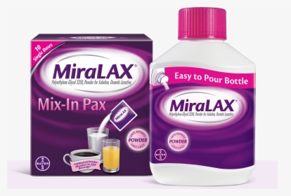 Close Up Product Image Of Miralax Bottle And Box - Miralax Packets, HD Png Download, Transparent PNG