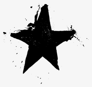 Grunge Star Transparent, HD Png Download, Transparent PNG