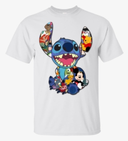 Stitch All Disney Characters Shirts, HD Png Download, Transparent PNG