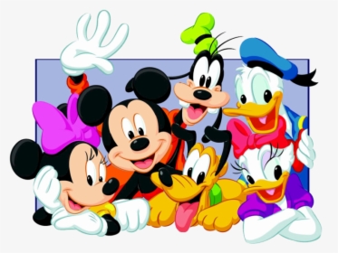 Walt Disney Cartoon Characters - Mickey Mouse And Gang, HD Png Download, Transparent PNG
