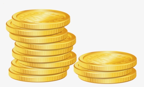 Gold Coins Vector Png, Transparent Png, Transparent PNG