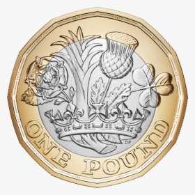 1 Pound Coin, HD Png Download, Transparent PNG