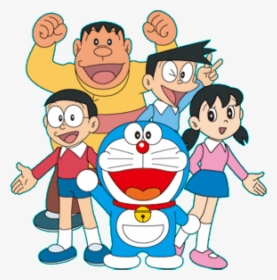 Doraemon And Friends Png - Doraemon And Friends Drawing, Transparent Png, Transparent PNG