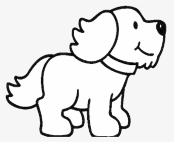 Puppy Dog Black And White Clipart Transparent Png - Pup Clipart Black And White, Png Download, Transparent PNG