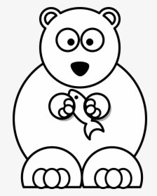 Christmas Dog Clipart Black And White 10 Clip Art Animals - Clip Art Cartoon Polar Bear, HD Png Download, Transparent PNG