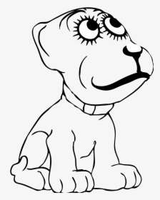 Black Cartoon Dog - Transparent Background Cartoon Dogs, HD Png Download, Transparent PNG