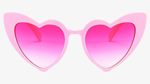 #png #pink #lolita #heart #glasses #baddie #hot #moodboard - Heart, Transparent Png, Transparent PNG