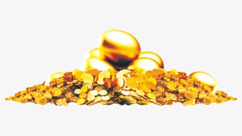 Gold Coins Treasure Png, Transparent Png, Transparent PNG