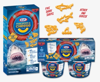 Shark Week Kraft Macaroni And Cheese Design - Shark Mac And Cheese, HD Png Download, Transparent PNG