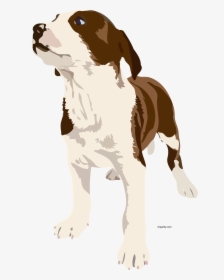 Dog Realistic Clipart Png - Brown And White Dog Clipart, Transparent Png, Transparent PNG