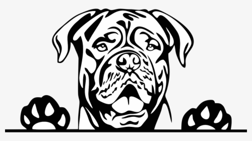 Hotsigns And Decals - German Shepherd Clipart Black And White, HD Png Download, Transparent PNG