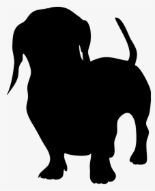 Dachshund Png - Weiner Dog Dachshund Silhouette, Transparent Png, Transparent PNG