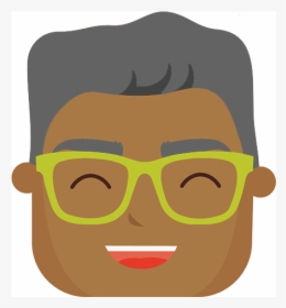 Brown Person Cartoon Glasses, HD Png Download, Transparent PNG