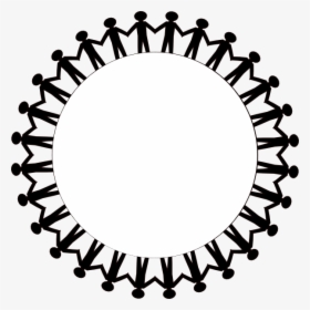 Group Vector Circle - People Holding Hands Circle, HD Png Download, Transparent PNG