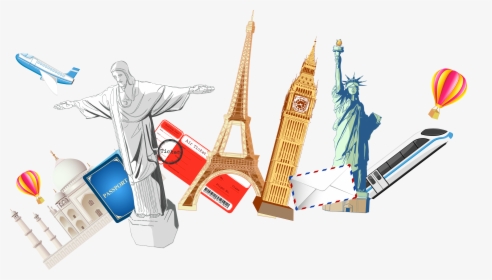 Language Of Landmarks Foreign As English Clipart - Tourism, HD Png Download, Transparent PNG