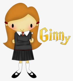 Collection Of High - Ginny Weasley Cartoon Drawing, HD Png Download, Transparent PNG