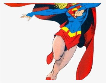 Superwoman Cliparts - Supergirl Clipart, HD Png Download, Transparent PNG