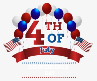 Happy Independence Day 4th July Png Clip Art Image, Transparent Png, Transparent PNG