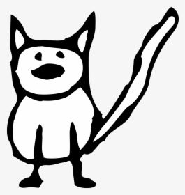 Black And White Cat Clipart - White Kitten Cat Png, Transparent Png, Transparent PNG