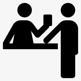 Person Icons Desk - Point Of Purchase Icon, HD Png Download, Transparent PNG