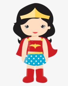 Superwoman Pin By Ashley Earnest On Girl Clipart And - Wonder Woman Baby Png, Transparent Png, Transparent PNG