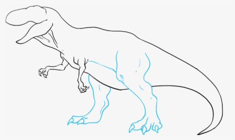 How To Draw Tyrannosaurus Rex - T Rex Drawings, HD Png Download, Transparent PNG
