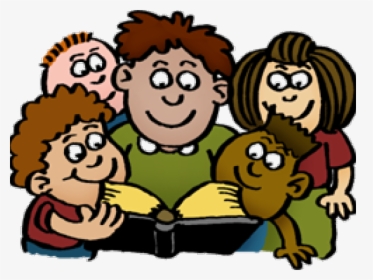 Kid Reading Clipart - Cartoon, HD Png Download, Transparent PNG