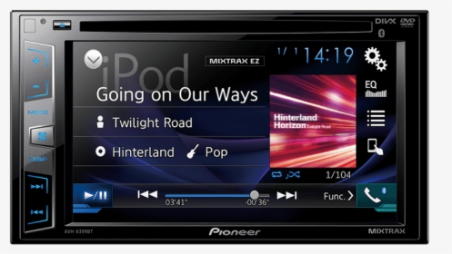 Avh X399bt - Pioneer Dvd Player For Car, HD Png Download, Transparent PNG