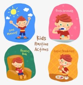 Png Daily Activities Transparent Daily Activities - Kid Routine, Png Download, Transparent PNG