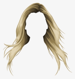 Blond Drawing Long Hair Clip Arts - Transparent Background Girl Hair Png, Png Download, Transparent PNG
