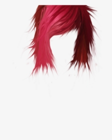 Pink Women Hair Png Image - Editing Background Hair Png, Transparent Png, Transparent PNG