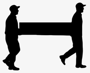 Carrying, Worker, Silhouette, Box, Container - Moving A Box Silhouette, HD Png Download, Transparent PNG