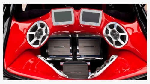 Sound Systems - Speakers In Car Hood, HD Png Download, Transparent PNG