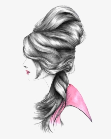 Drawing Hairstyle Fashion Illustration Illustration - Unsaid Words 4 Instagram, HD Png Download, Transparent PNG