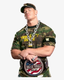 - John Cena Usa Champion - John Cena Us Championship, HD Png Download, Transparent PNG
